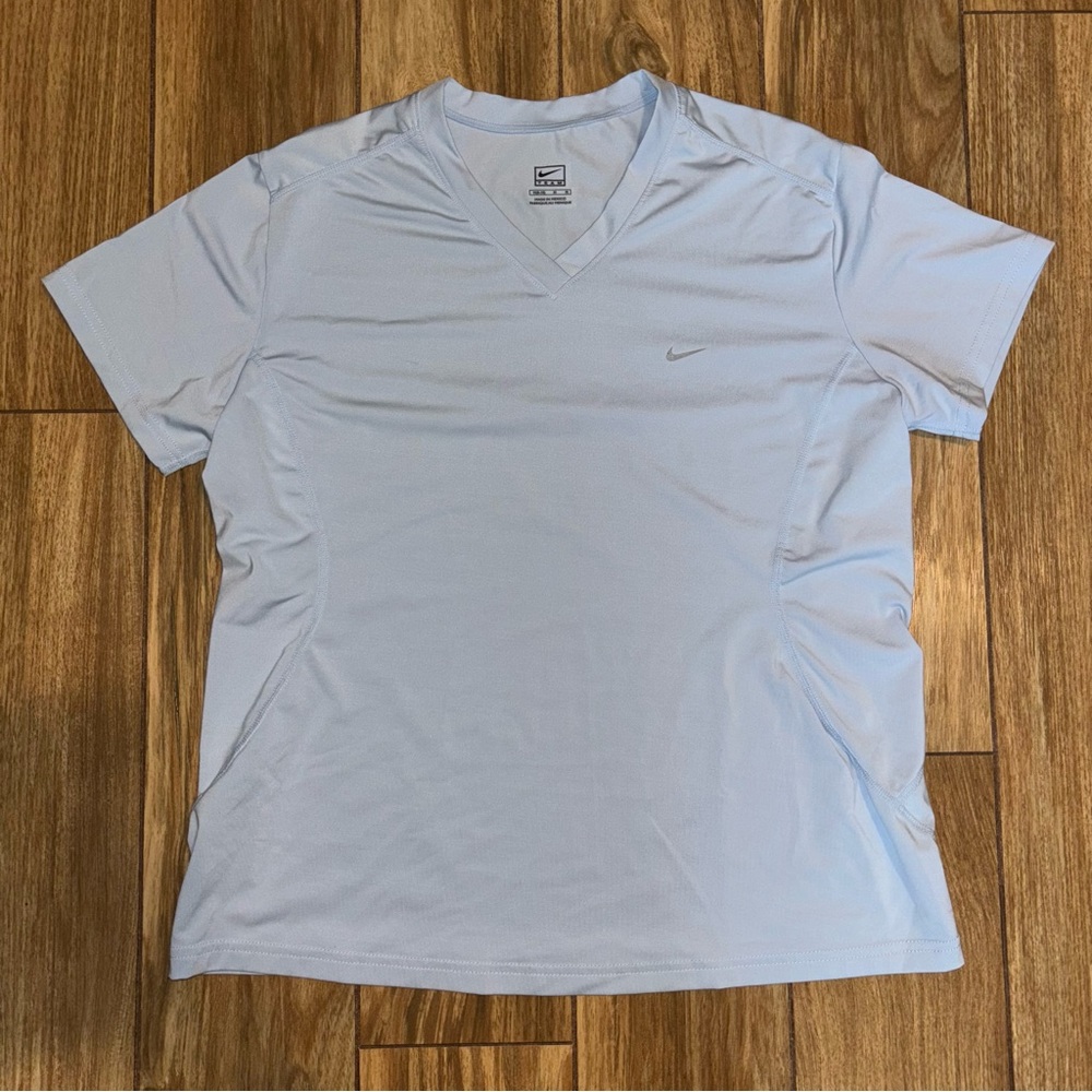 Nike Light Blue Workout Top